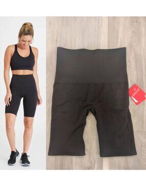 SPANX | Look At Me Now Bike Short In Very Black (S)